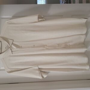 Tommy Bahama 100% Silk Mens shirt Off white XL